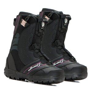 $300 Northwave Dahlia Super Lace linered Snowboard Boots Black Pinkwomen 5.5 New